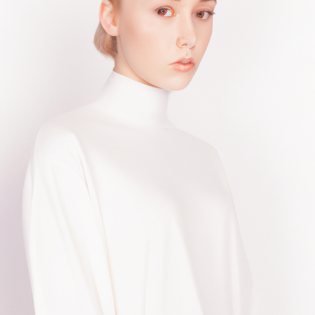 Editorial de moda fondo blanco