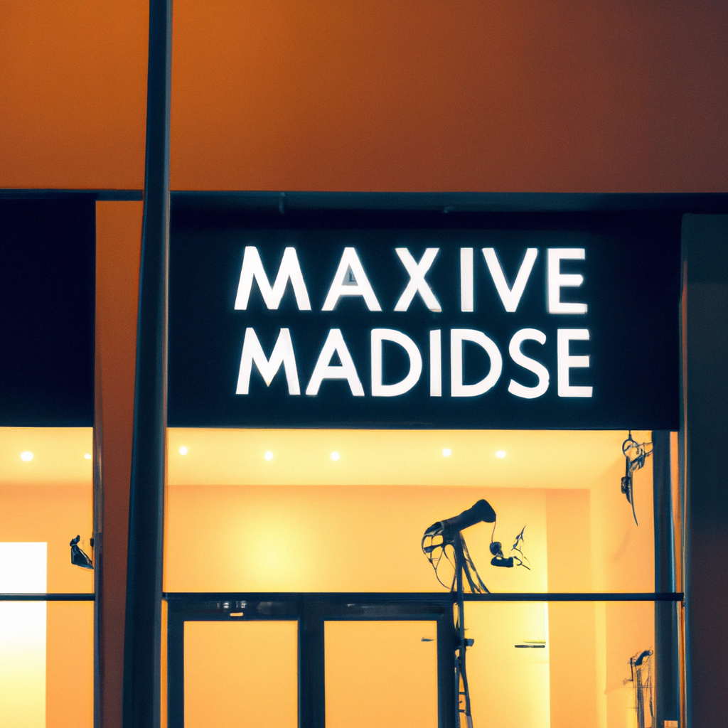 Fachada minimalista del estudio fotográfico en Providencia, Santiago