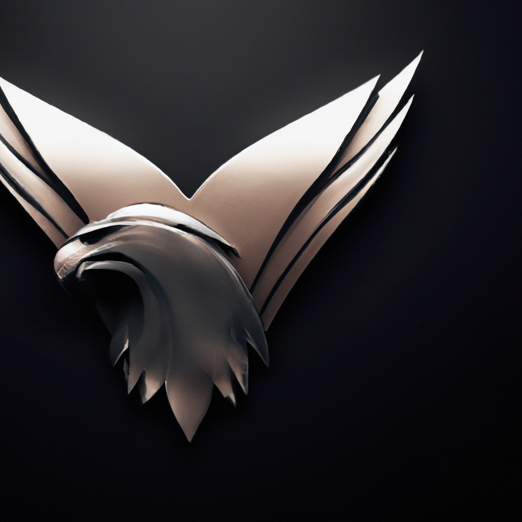 AltFlow Eagle Forge Pro - Logo águila minimalista metálica